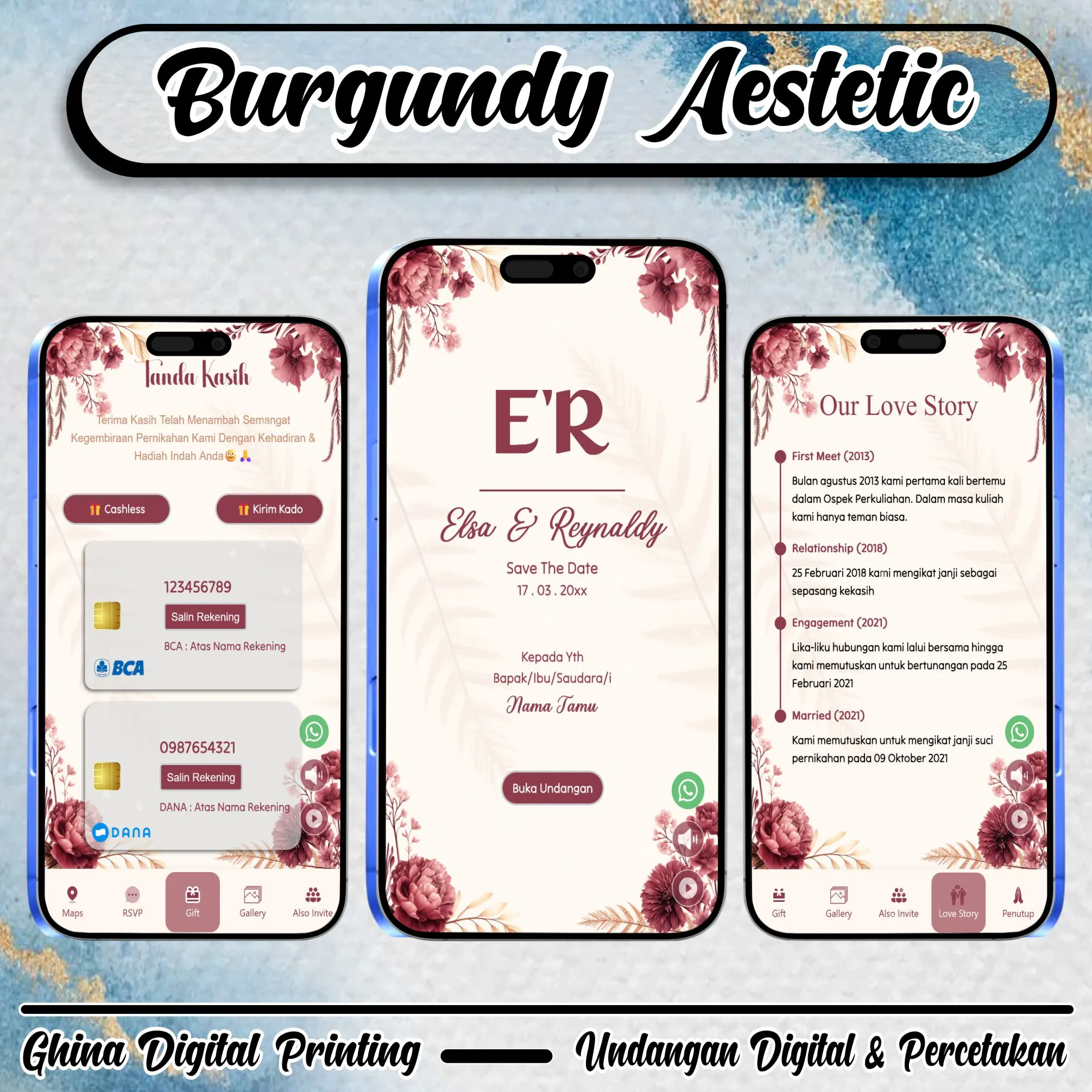 Burgundy Aestetic